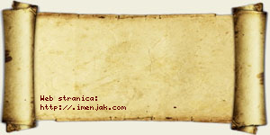 Elena Jakupi vizit kartica